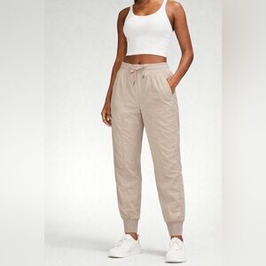Lululemon Dance Studio Jogger Tan Size 8 Lightweight Athleisure Pants